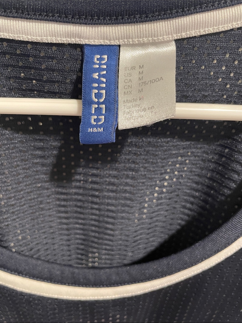 H&M Men’s New York Colorblock Tank Top - Navy, White, Red - Picture 5 of 5